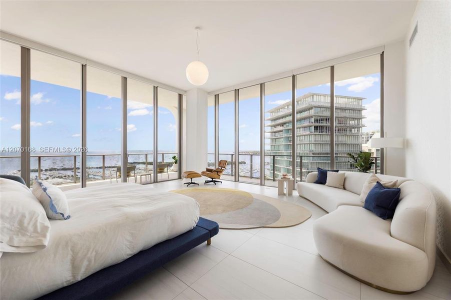 Furnished interior view inside a new home in , Miami (Image 10). Furnished interior view inside a new home in , Miami (Image 10).