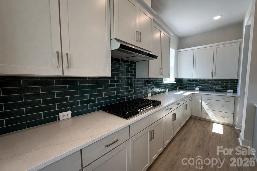 Sleek Gourmet Kitchen with Built In Gas Cooktop
