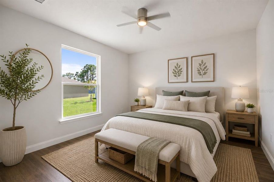 Furnished interior view inside a new home in , Palm Coast (Image 5).