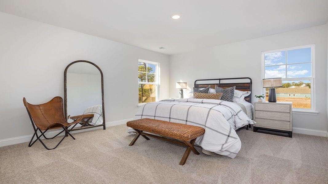 Representative furnished interior of a home built from the TILLMAN by D.R. Horton in Auberon Woods, Conway (Image 17).