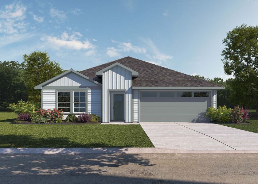 Representative exterior photo of a completed home built from the Ibis by D.R. Horton in The Islands of Rockport, Rockport, TX (Image 16). Representative exterior photo of a completed home built from the Ibis by D.R. Horton in The Islands of Rockport, Rockport, TX (Image 16).