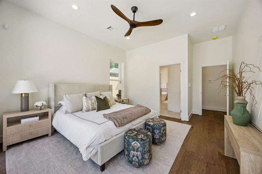 Furnished interior view inside a new home in , Houston (Image 38).