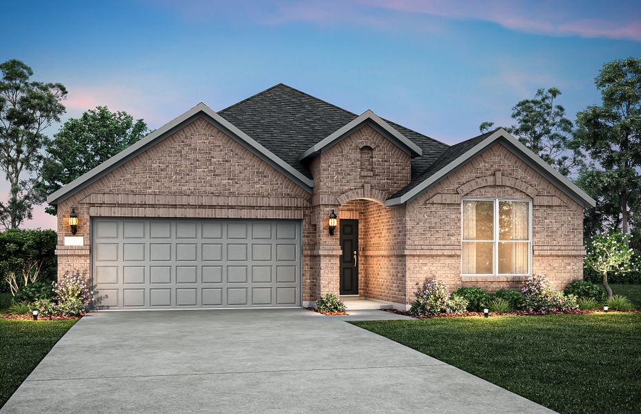 Representative exterior photo of a completed home built from the Arapaho by Pulte Homes in Ribbonwood, Aubrey, TX (Image 14).