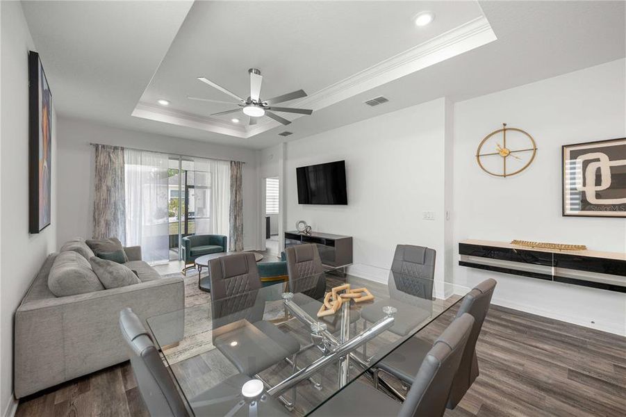 Furnished interior view inside a new home in , Ocala (Image 19).