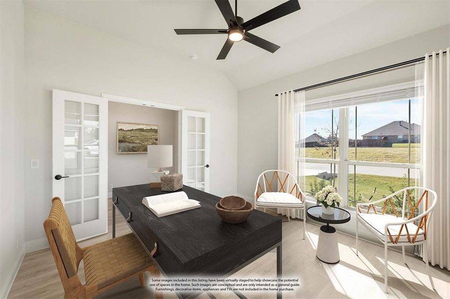 Furnished interior view inside a new home in Wildcat Ridge, Godley (Image 5).