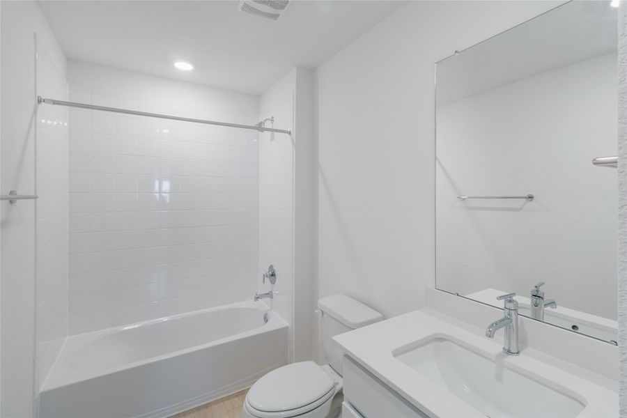 Furnished interior view inside a new home in Trails at Wildhorse, Austin (Image 6).