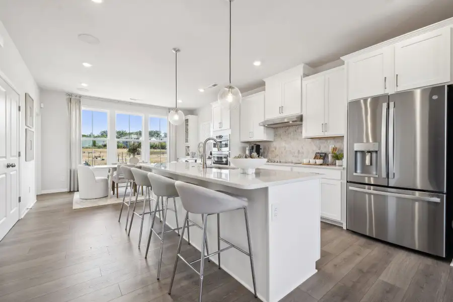 Furnished interior view inside a new home in Senata at Research Park, Charlotte (Image 4).