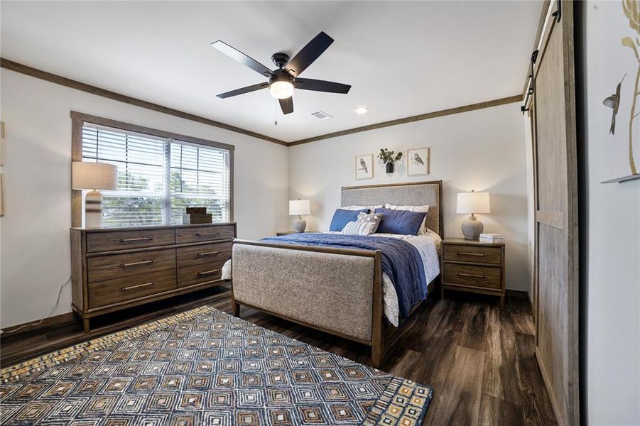 Furnished interior view inside a new home in , Poolville (Image 29).