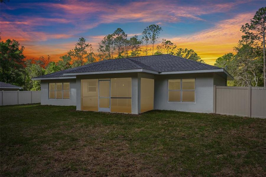 Exterior details and patio area of a home in , Citrus Springs (Image 31).