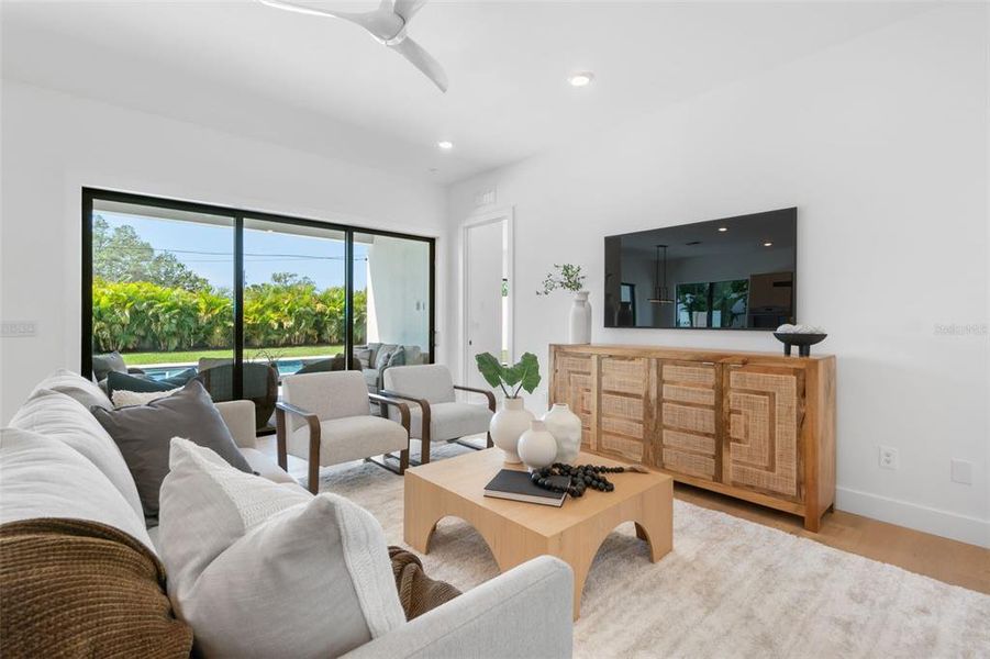 Furnished interior view inside a new home in , Sarasota (Image 48).