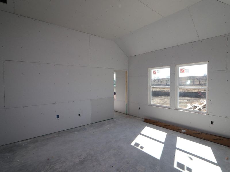 In-progress construction of a new home in Cascades at Onion Creek, Austin, TX (Image 9).