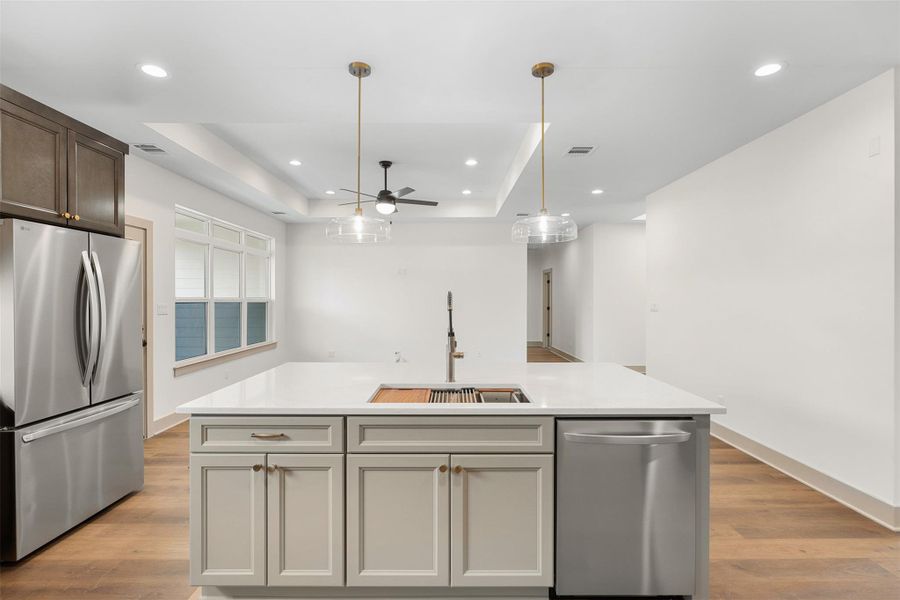 Furnished interior view inside a new home in , La Grange (Image 15). Furnished interior view inside a new home in , La Grange (Image 15).