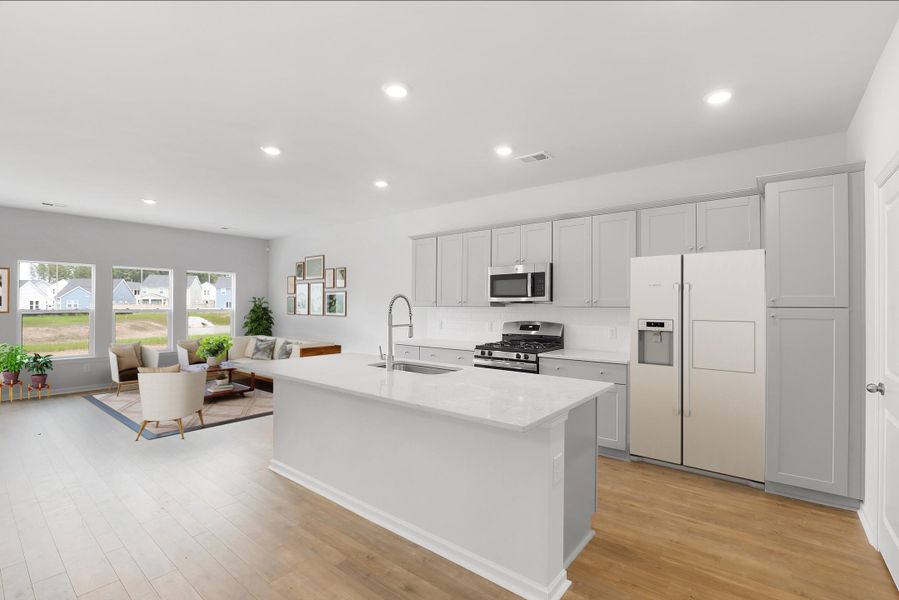 Furnished interior view inside a new home in , Summerville (Image 3).