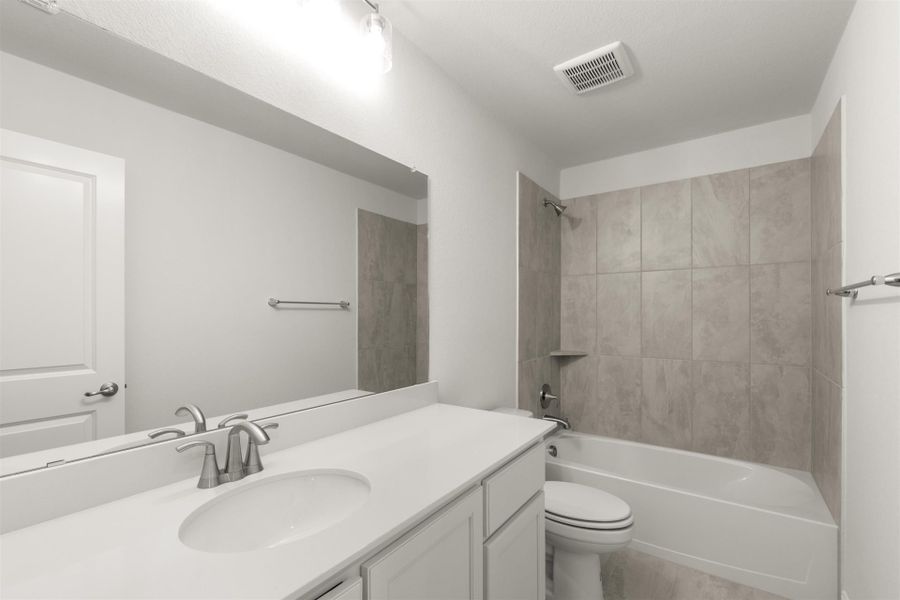 Furnished interior view inside a new home in La Terra at Uptown Celina, Celina (Image 8).