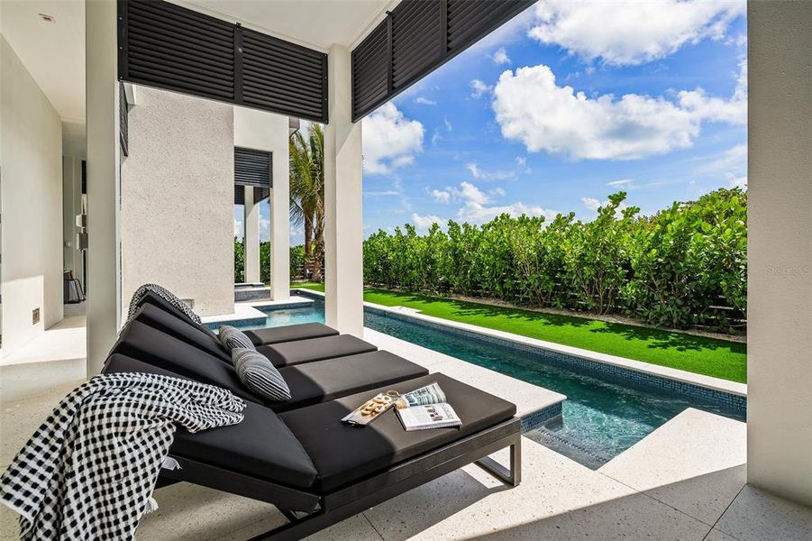 Exterior details and patio area of a home in , Bradenton Beach (Image 41).