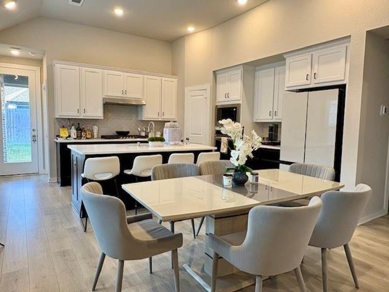 Furnished interior view inside a new home in , Richmond (Image 10). Furnished interior view inside a new home in , Richmond (Image 10).