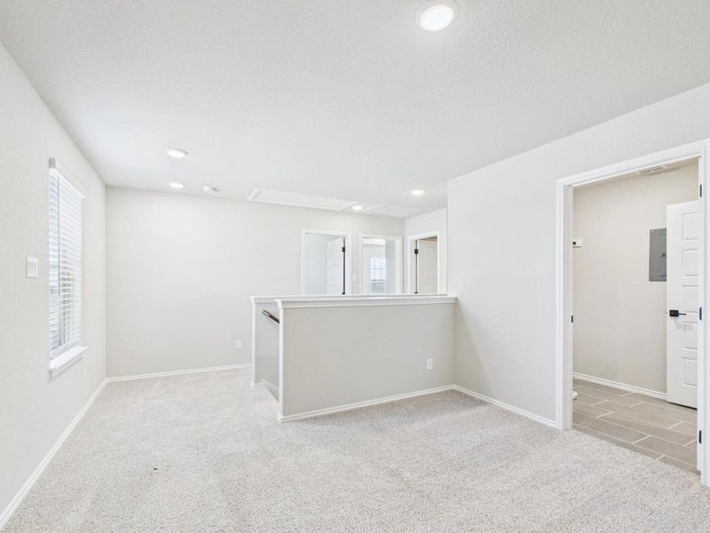 Representative unfurnished interior of a home built from the The Charlotte A by Davidson Homes LLC in Cedar Heights, San Antonio (Image 25).