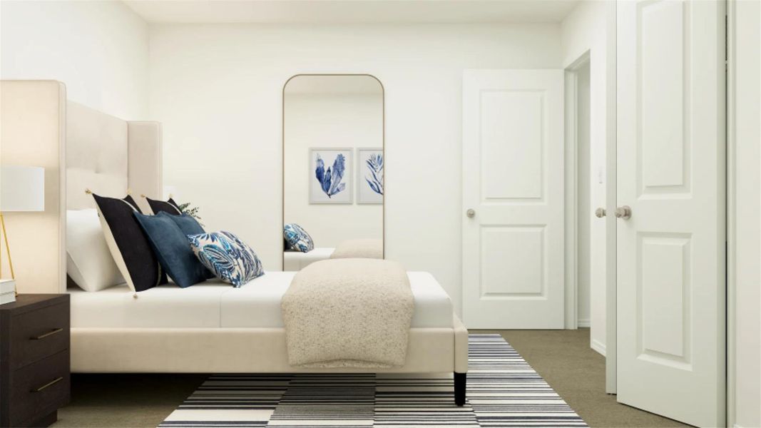 Furnished interior view inside a new home in Woodfield Preserve: Ridgepointe Collection, Georgetown (Image 16).