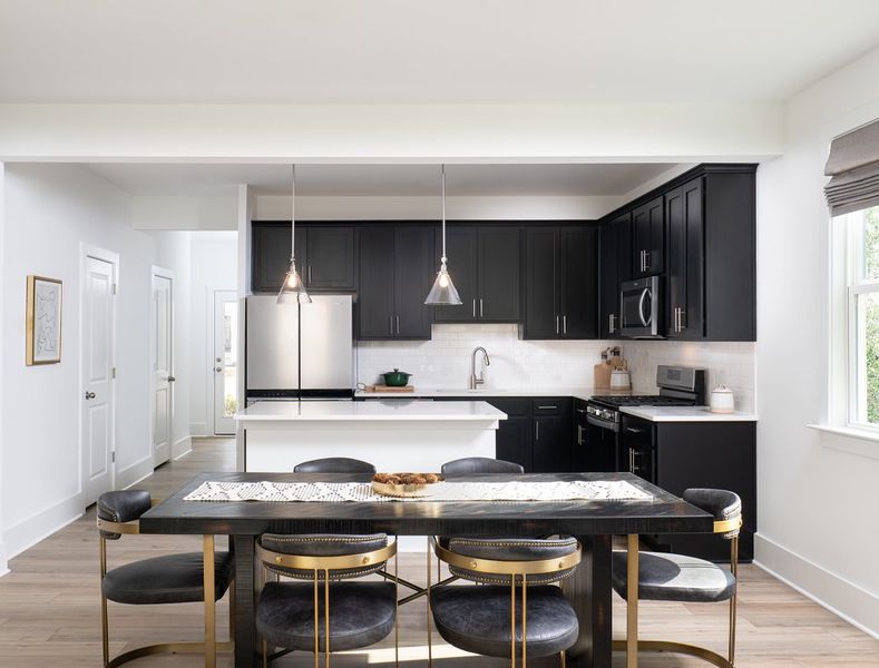 Representative furnished interior of a home built from the Cedar by Ashton Woods in Park Vue, Atlanta (Image 27).