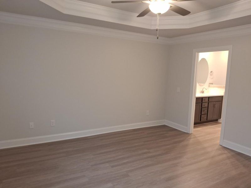 Spacious, unfurnished interior of a new home in Weybridge, Burlington (Image 51). Spacious, unfurnished interior of a new home in Weybridge, Burlington (Image 51).
