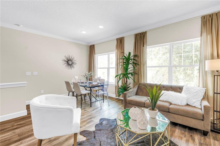 Furnished interior view inside a new home in , Tampa (Image 13).