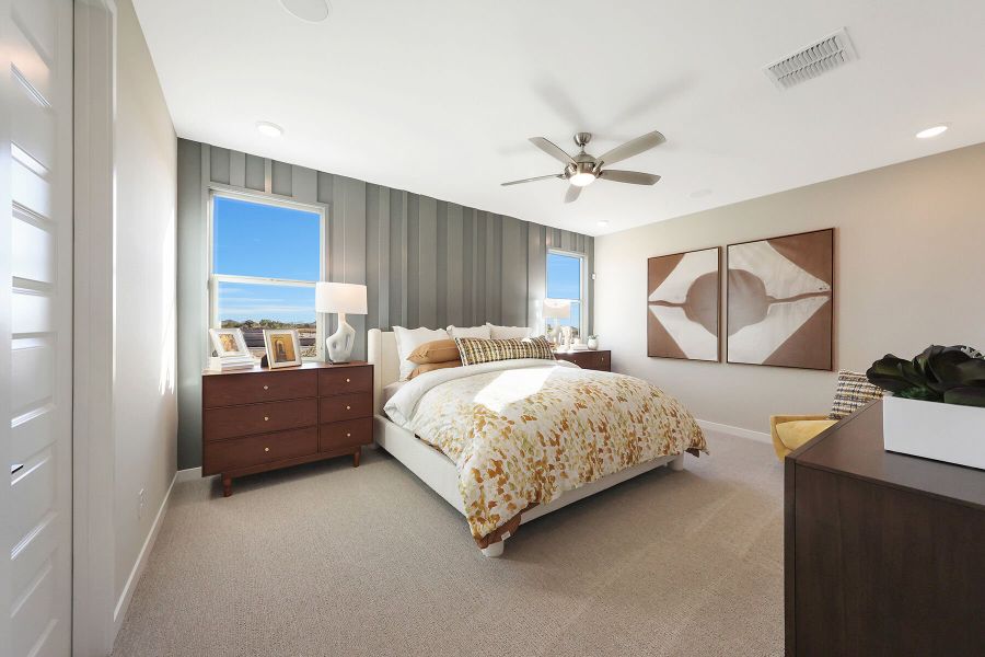 Representative furnished interior of a home built from the Lagoon by Mattamy Homes in Tierra Vistoso, Surprise (Image 37).