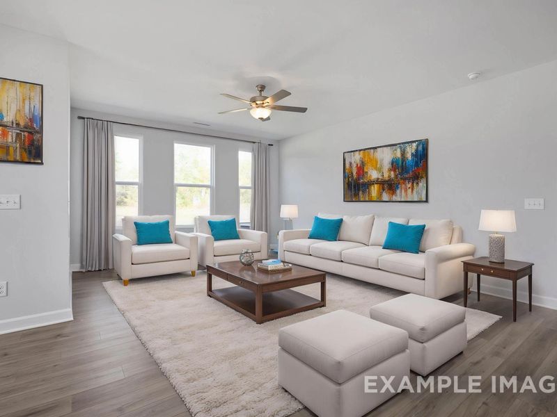 Representative furnished interior of a home built from the The Ash by Davidson Homes LLC in Retreat at North Main, Lillington (Image 8).