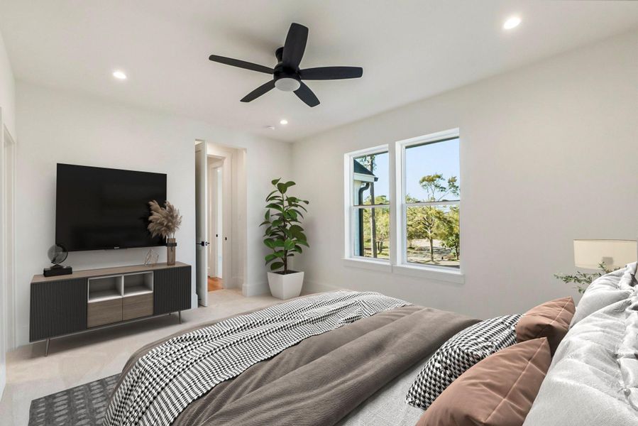 Third bedroom with a entrence Jack & Jill Bath