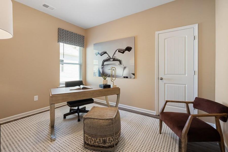 Furnished interior view inside a new home in Allen Manor, Hoschton (Image 28).