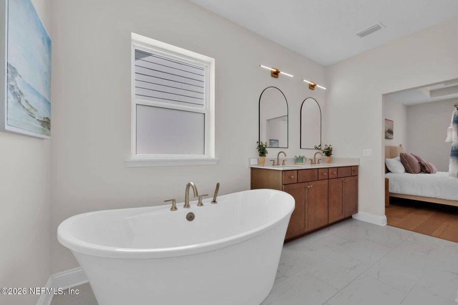 Furnished interior view inside a new home in , Ponte Vedra (Image 57).