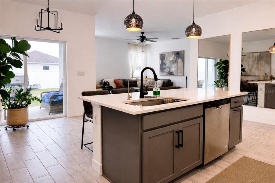 Furnished interior view inside a new home in Prairie Oaks, St. Cloud (Image 13).