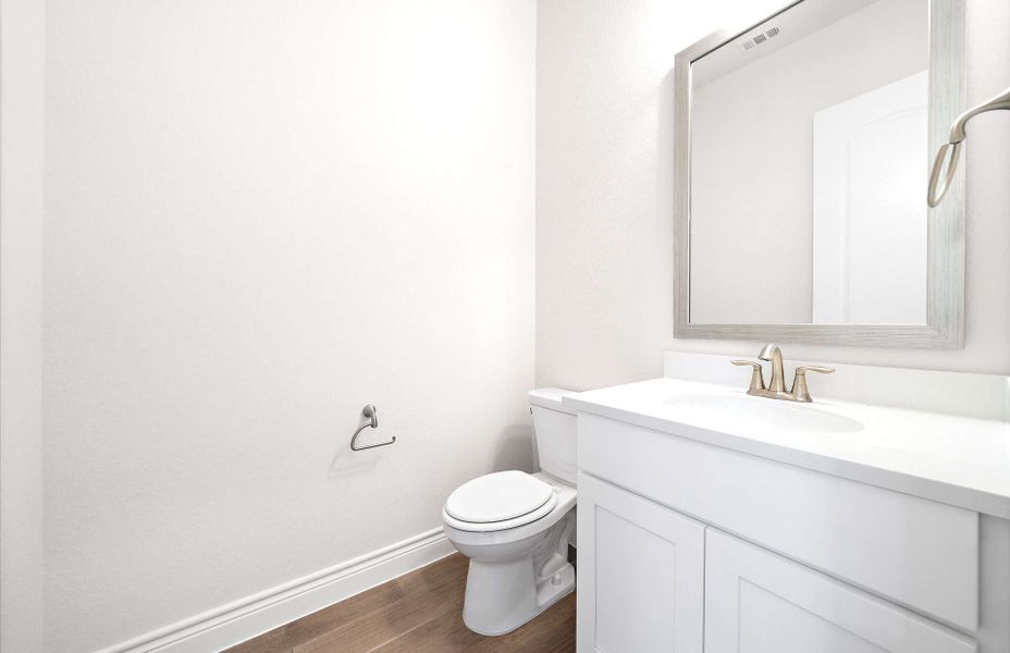 Representative furnished interior of a home built from the 3049AU by Ravenna Homes in Audubon 60′, Magnolia (Image 11).
