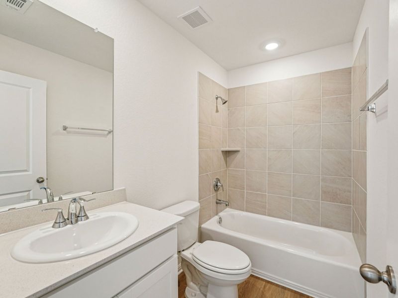 Furnished interior view inside a new home in Flora, Hutto (Image 5).