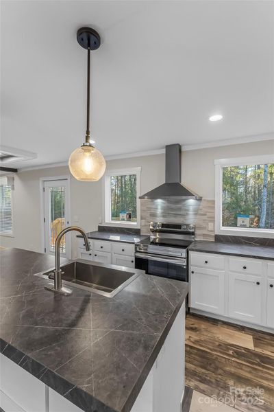 Furnished interior view inside a new home in , Weaverville (Image 9).
