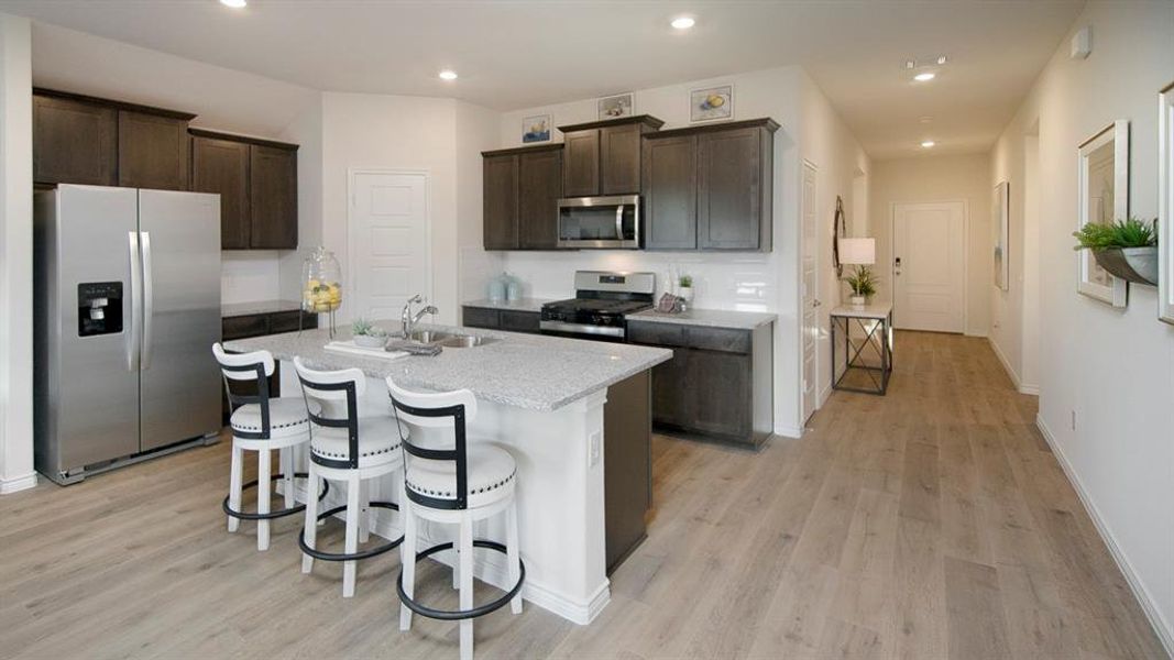 Furnished interior view inside a new home in Bel Air Village, Sherman (Image 32).