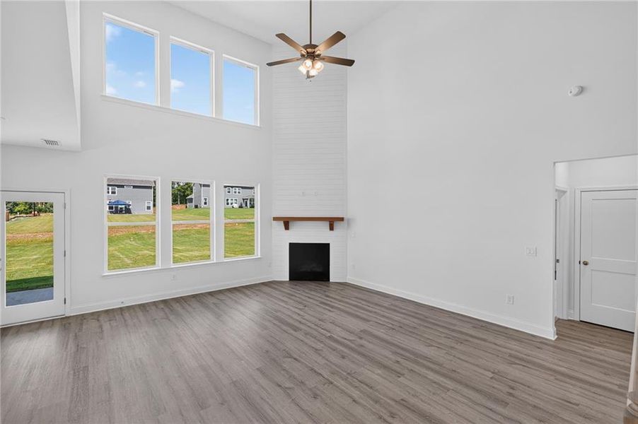 Spacious, unfurnished interior of a new home in Pickens Bluff, Hiram (Image 29). Spacious, unfurnished interior of a new home in Pickens Bluff, Hiram (Image 29).