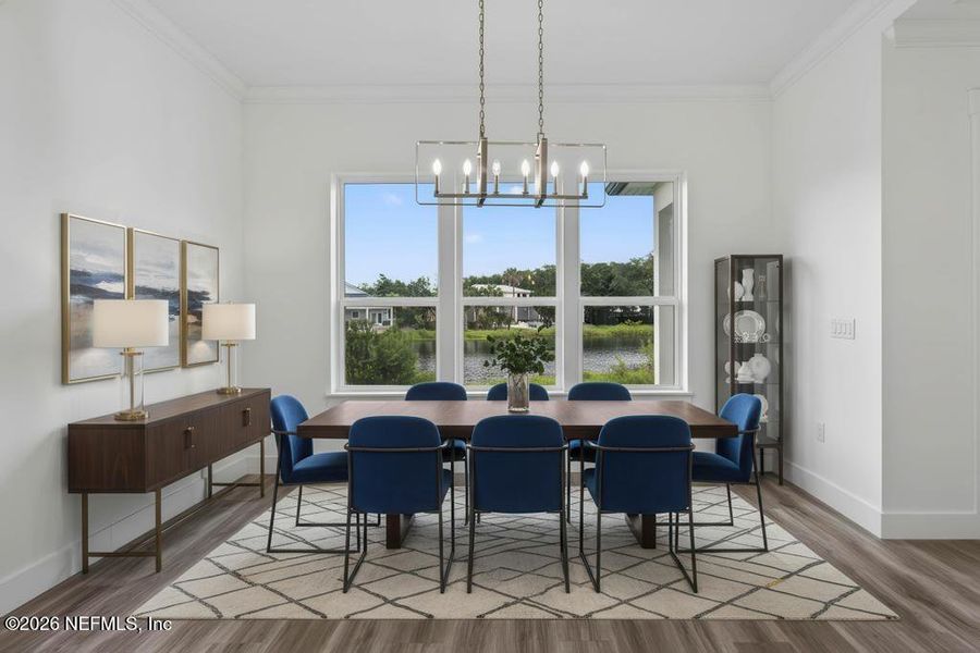 Furnished interior view inside a new home in , St. Johns (Image 58).