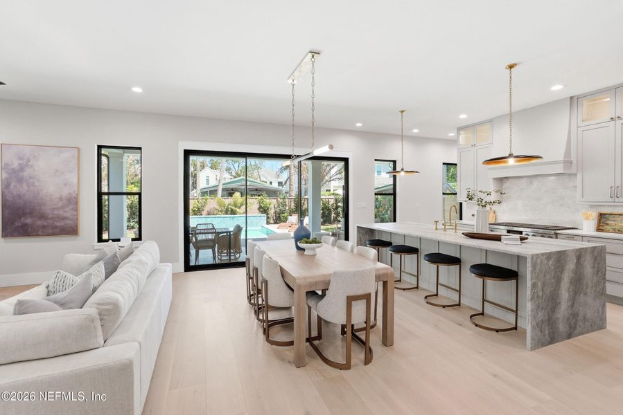Furnished interior view inside a new home in , Atlantic Beach (Image 19).