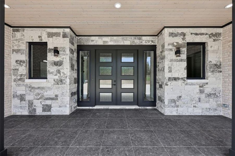 Exterior details and patio area of a home in , Braselton (Image 57). Exterior details and patio area of a home in , Braselton (Image 57).