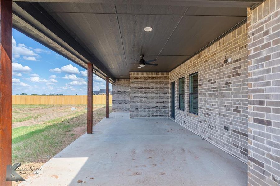 Exterior details and patio area of a home in , Abilene (Image 23).