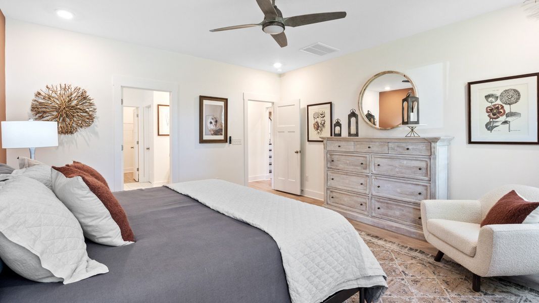 Furnished interior view inside a new home in Creeks at Midway, Anderson (Image 19).