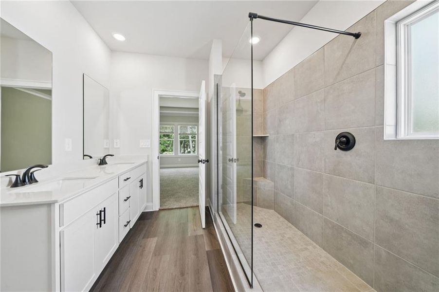 Furnished interior view inside a new home in Martin Springs - Estate Series, Lawrenceville (Image 9). Furnished interior view inside a new home in Martin Springs - Estate Series, Lawrenceville (Image 9).