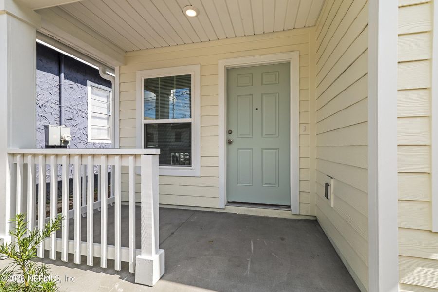 Exterior details and patio area of a home in , Jacksonville (Image 2). Exterior details and patio area of a home in , Jacksonville (Image 2).