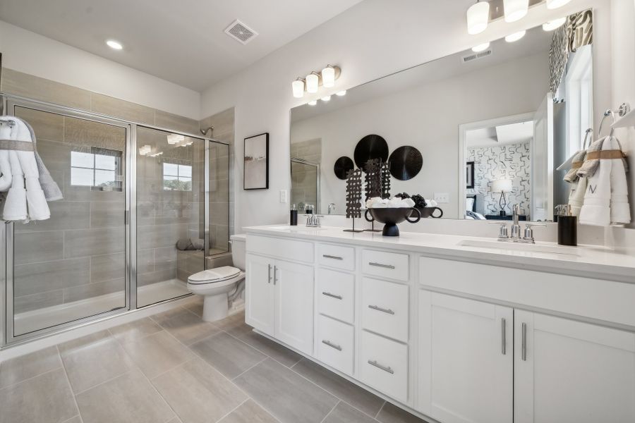 Furnished interior view inside a new home in Senata at Research Park, Charlotte (Image 5).
