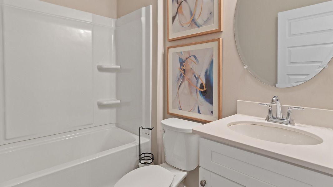 Representative furnished interior of a home built from the McKinley II by DRB Homes in Northcroft, Loganville (Image 24).