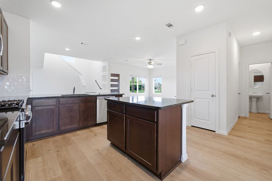 Furnished interior view inside a new home in Austin Point, Richmond (Image 13).