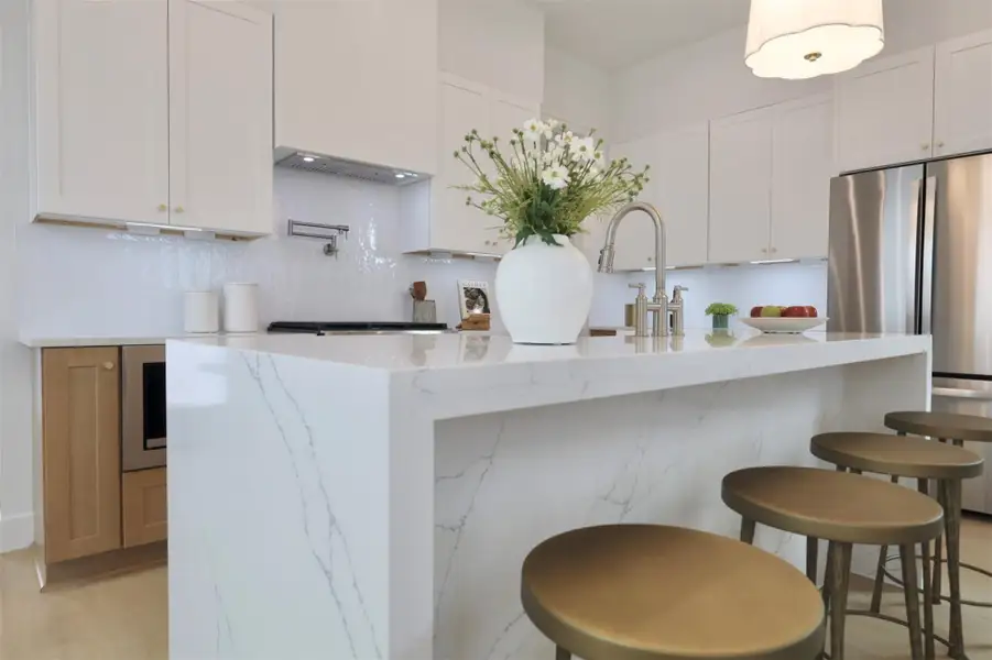 Furnished interior view inside a new home in , Houston (Image 8).