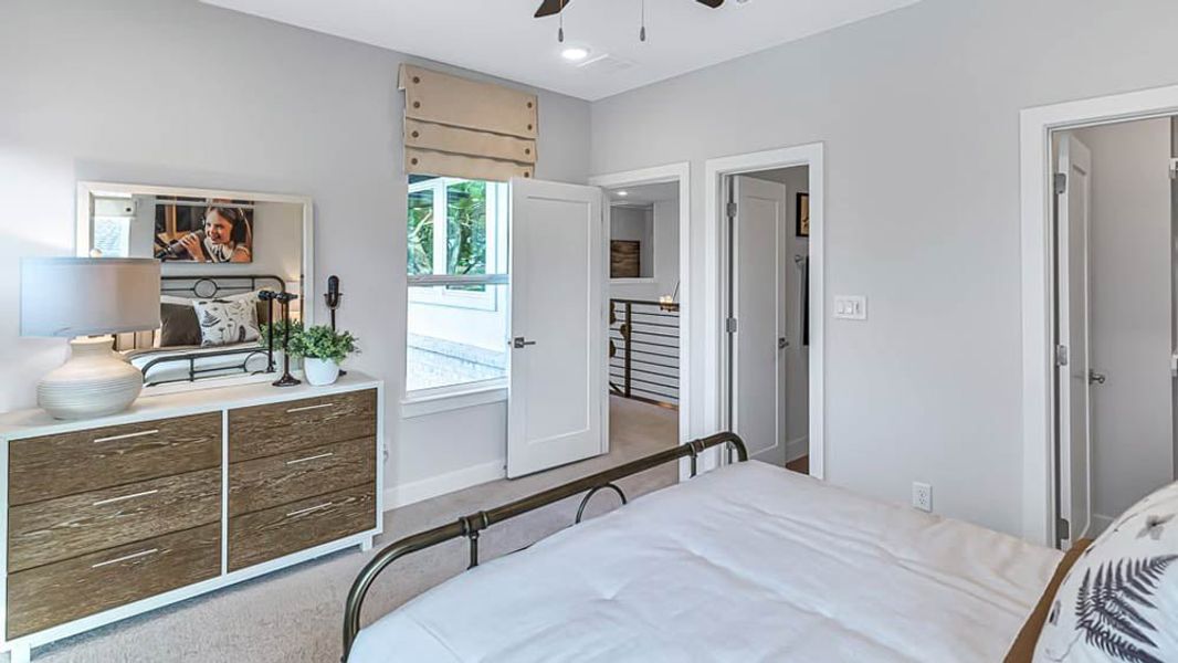 Furnished interior view inside a new home in Avalon at Cypress, Cypress (Image 46).