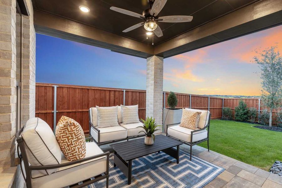 Representative Patio - some options shown Representative Patio - some options shown