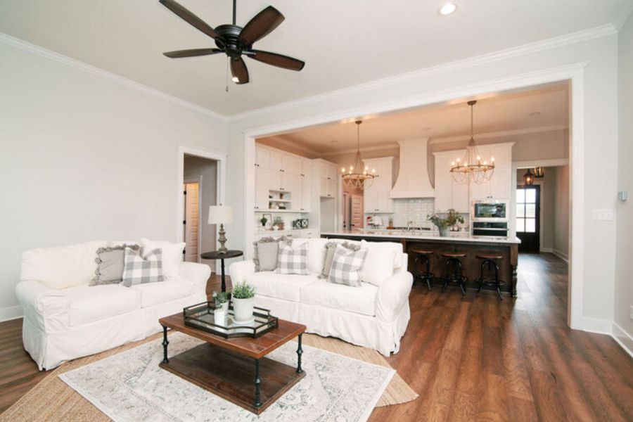 Representative furnished interior of a home built from the The Savannah by Reece Homes in Harvest Meadows, Bryan (Image 6).